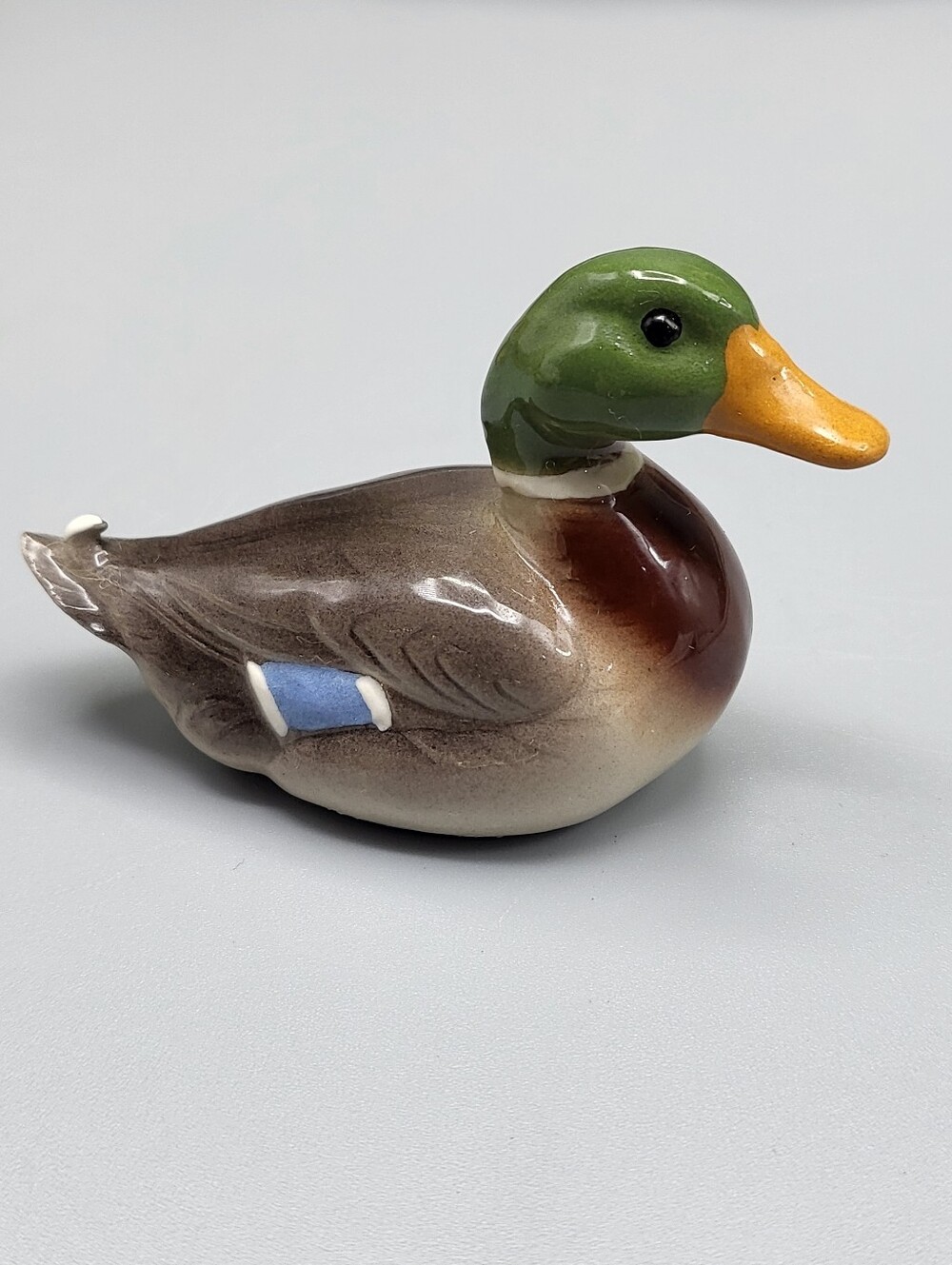 Hagen Renaker Mallard Duck Ceramic Bird Figurine - Retired Ceramic Porcelain